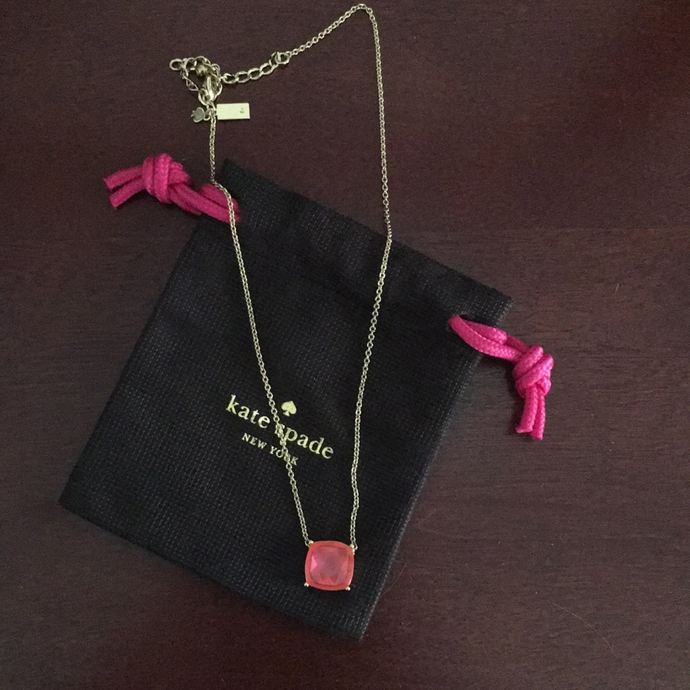 Hot Pink Kate Spade Necklace